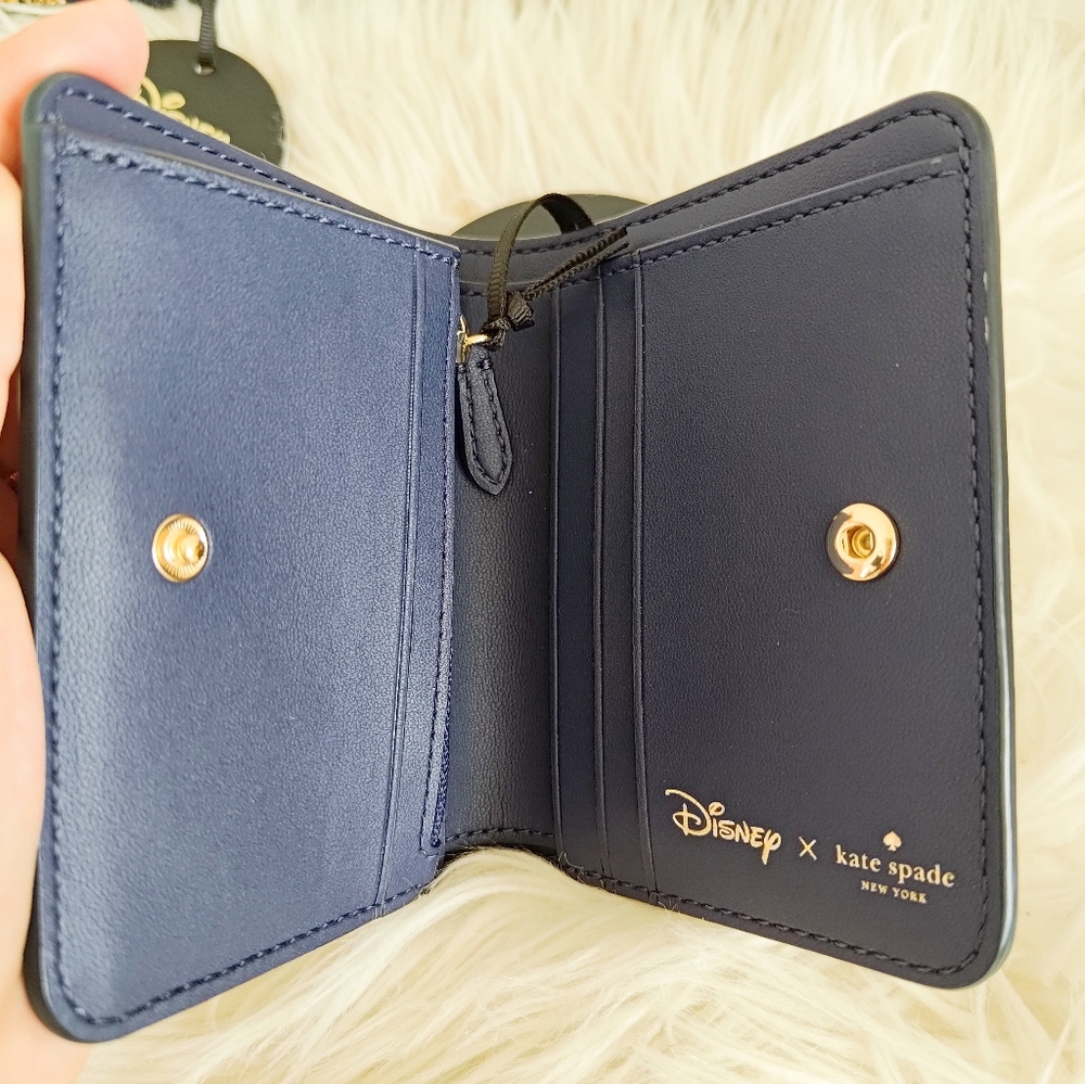 Disney X Kate Spade New York Lady And The Tramp Small Bifold Wallet KH619 - Picture 4 of 7